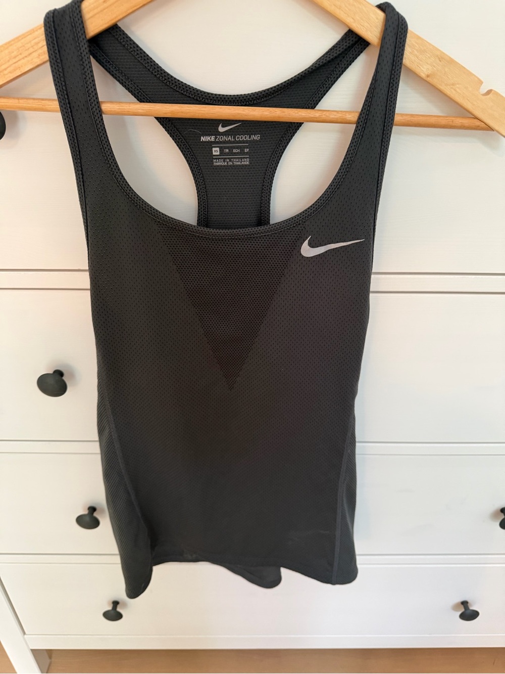 Nike Black Zonal Cooling Racerback Tank Top